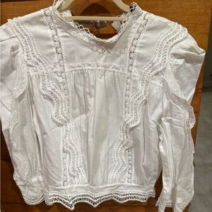 IRO Elegant White Lace Women's Top
